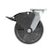 Vestil Glass Filled Nylon Swivel With Total Brake Caster 8 In. Diameter x 2 In. Width 1250 lb Black CST-VE-8X2GFN-SWTB - alternate 6